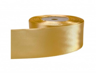 Stuha satén 4cm/35y zlatá 105