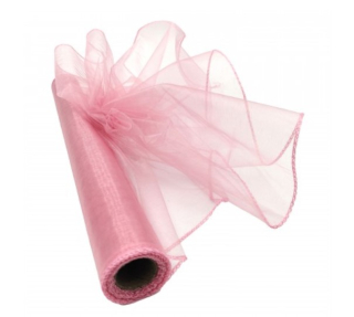 ORGANZA 39cm/8m Staroružová (Brudny Róź)