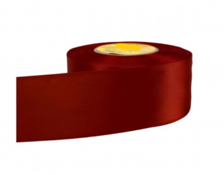 Stuha satén 4cm/35y bordová č.48