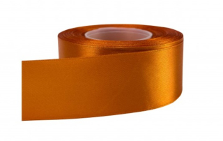 Stuha satén 4cm/35y medená č.161