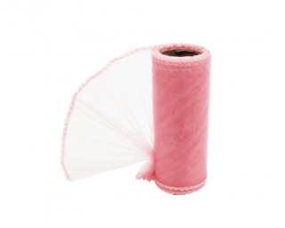 ORGANZA 12cm/8m Pudrová ružová