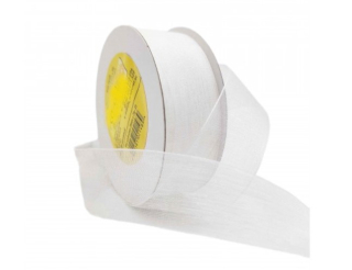 Stuha šifón 2,5cm/25y Biela č.01