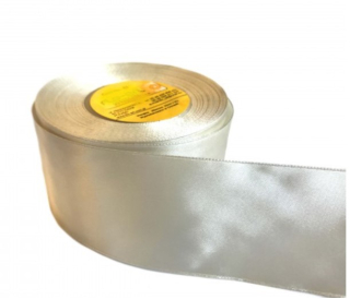 Stuha satén 5cm/35y krémová 84