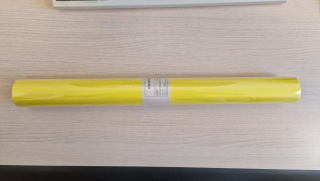 Fólia hladká pastel 50cm/8m citrónová č.132