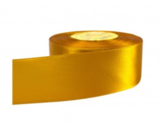 Stuha satén 4cm/35y jantárová č.24