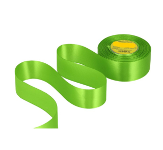 Stuha satén 4cm/35y zelená č.324