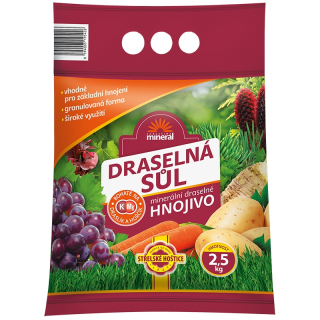Draselná soľ-granul.2,5kg