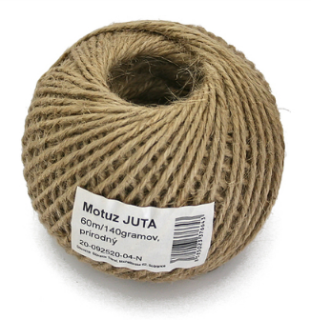 Motúz JUTA Natural 140g
