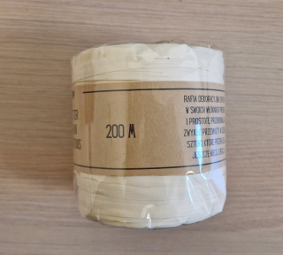 Rafia umelá 1,5cmx200m rolka Ecri č.84