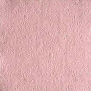 Servítky reliéfne ELEGANCE pastel rose 33x33, Ambi