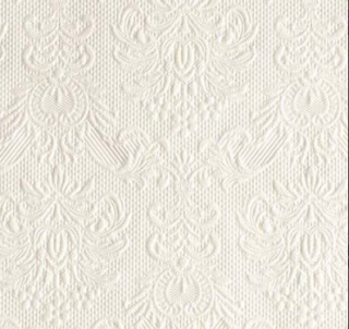 Servítky Elegance Pearl white - perleťovo biele 33