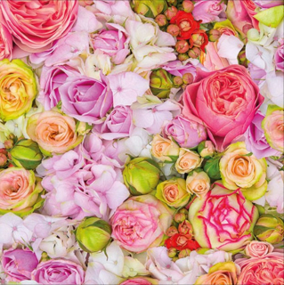 Servítky BED OF ROSES, Ambiente