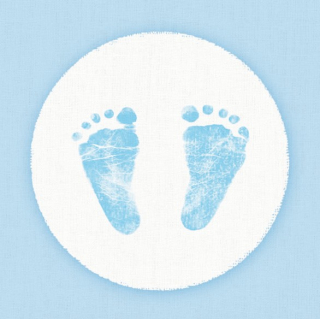 Servítky Baby Steps Boy 33x33cm, Ambiente