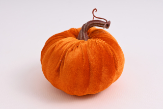 Tekvica látková 11cm oranžová