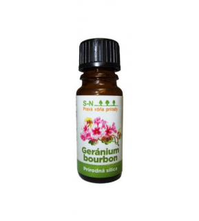Éterický olej Geránium Bourbon. Objem: 5 ml.