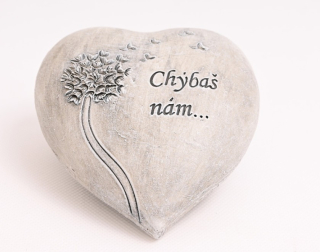 Srdce Chýbaš nám 12cm
